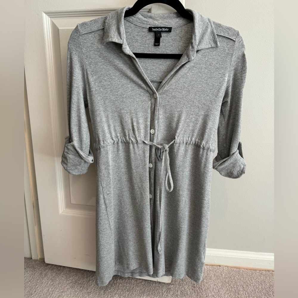Isabella Oliver Maternity Shirt Dress